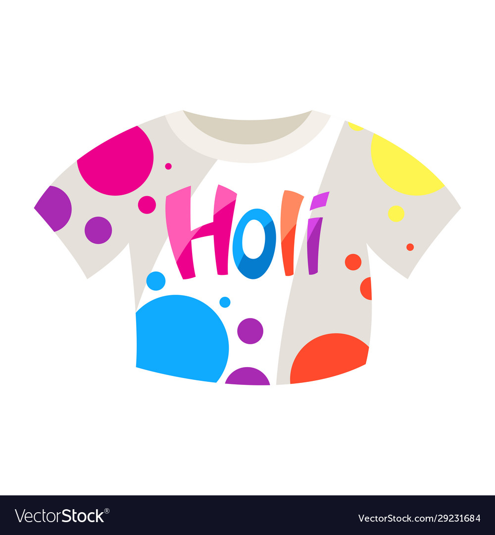 holi t shirt painting