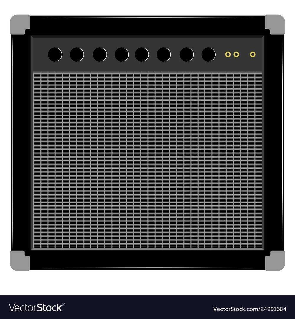 Isolated speaker box image Royalty Free Vector Image