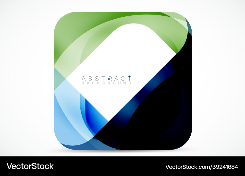 Minimal background abstract square shape Vector Image