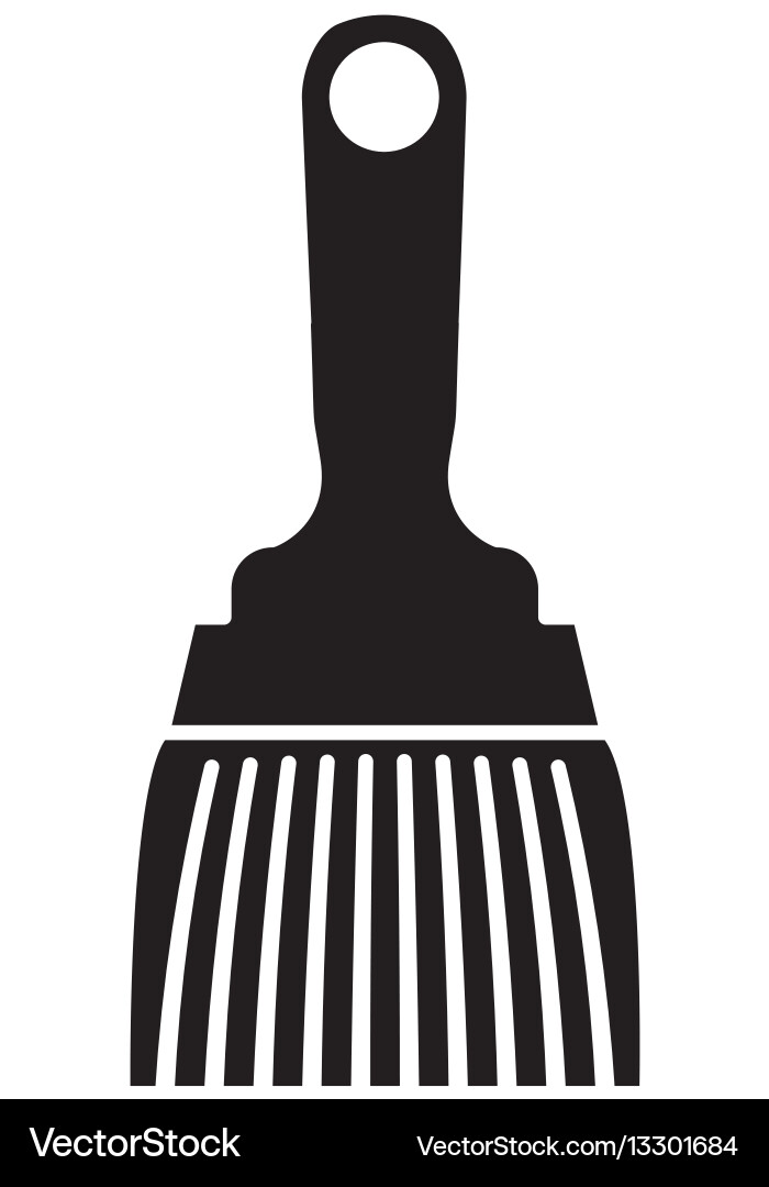 Paint brush construction tool Royalty Free Vector Image