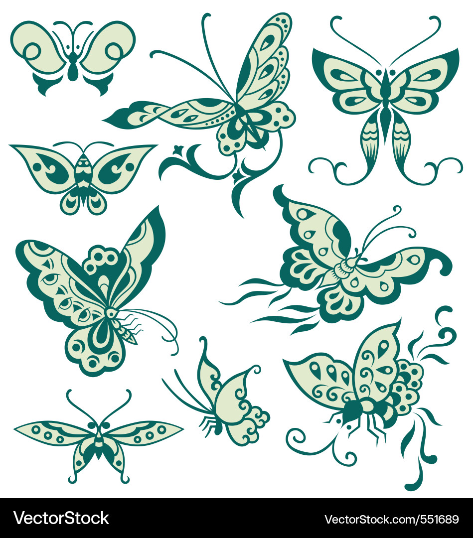 Butterfly Royalty Free Vector Image - VectorStock