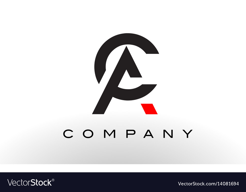 Ac Logo Letter Design Royalty Free Vector Image