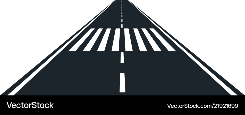 Crosswalk Royalty Free Vector Image - VectorStock