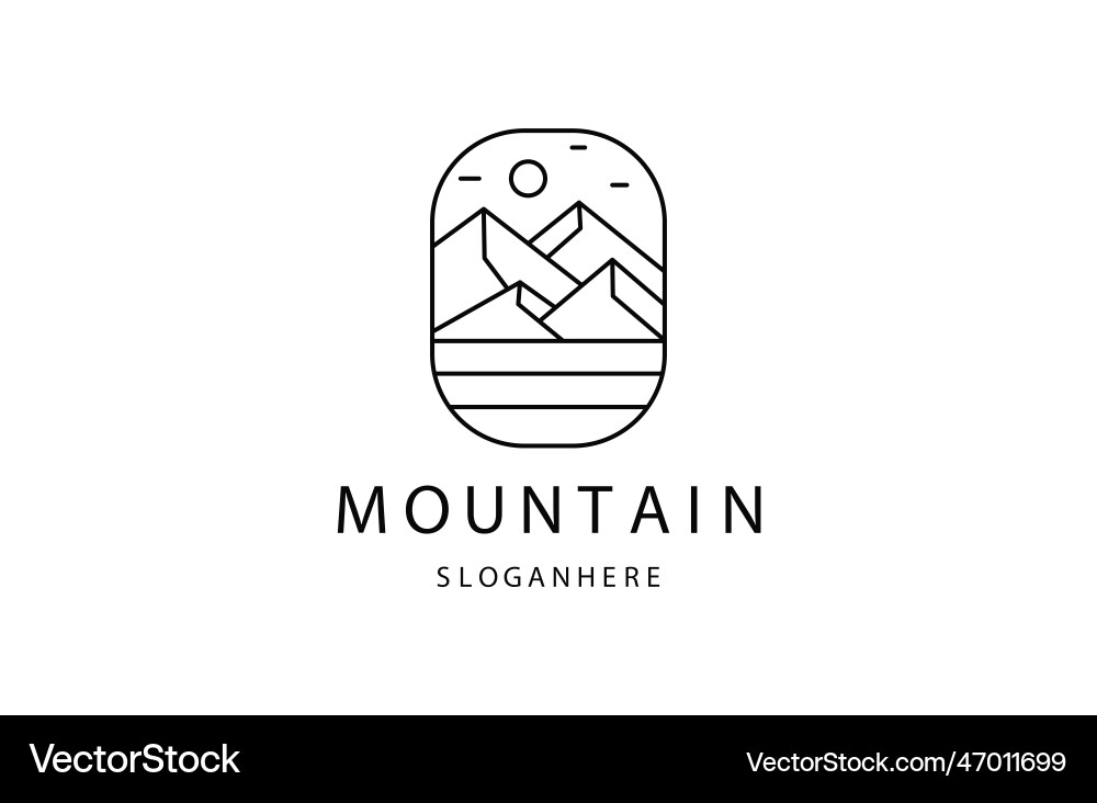 Mountain Royalty Free Vector Image - VectorStock