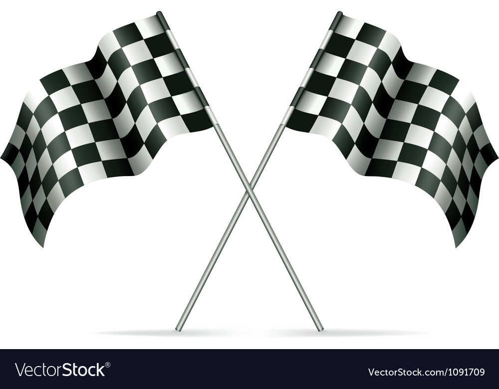 Download Racing flags Royalty Free Vector Image - VectorStock