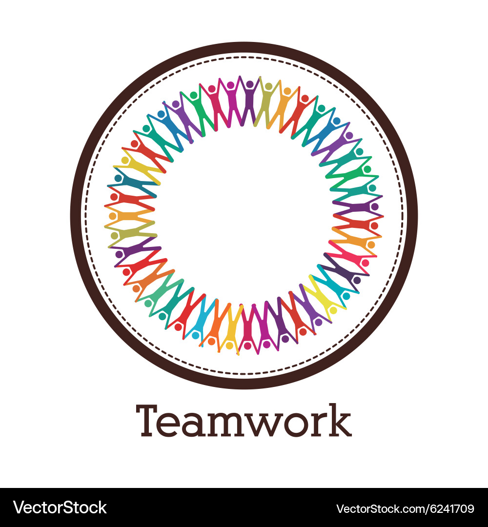 Teamwork design Royalty Free Vector Image - VectorStock