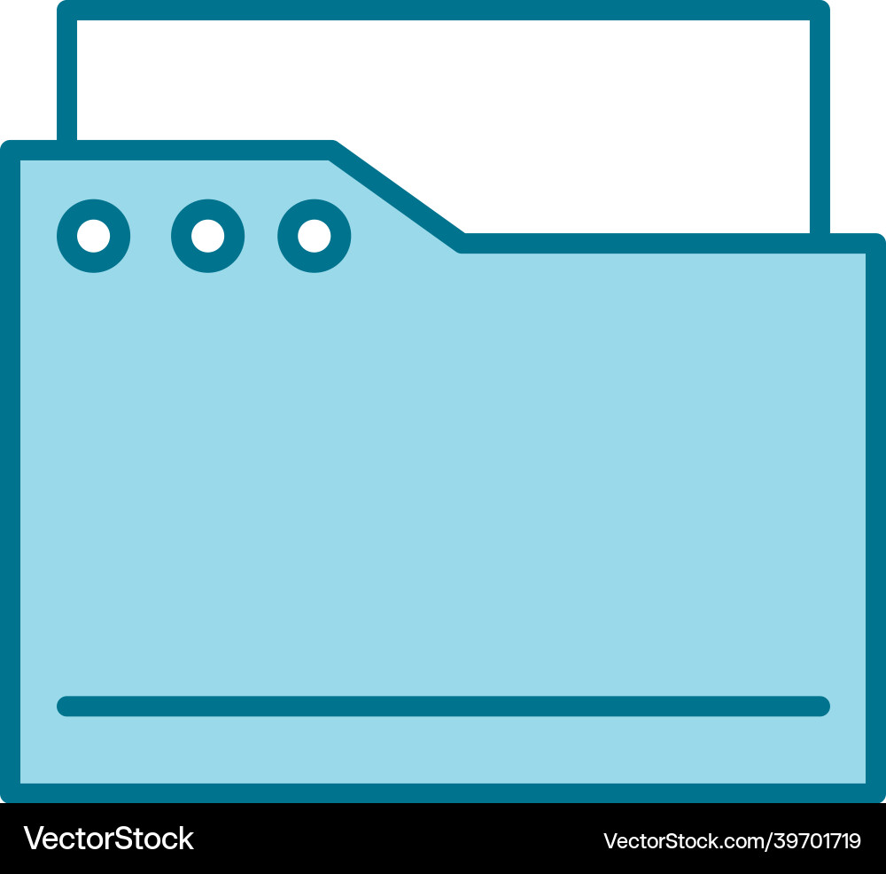 Folder file data Royalty Free Vector Image - VectorStock