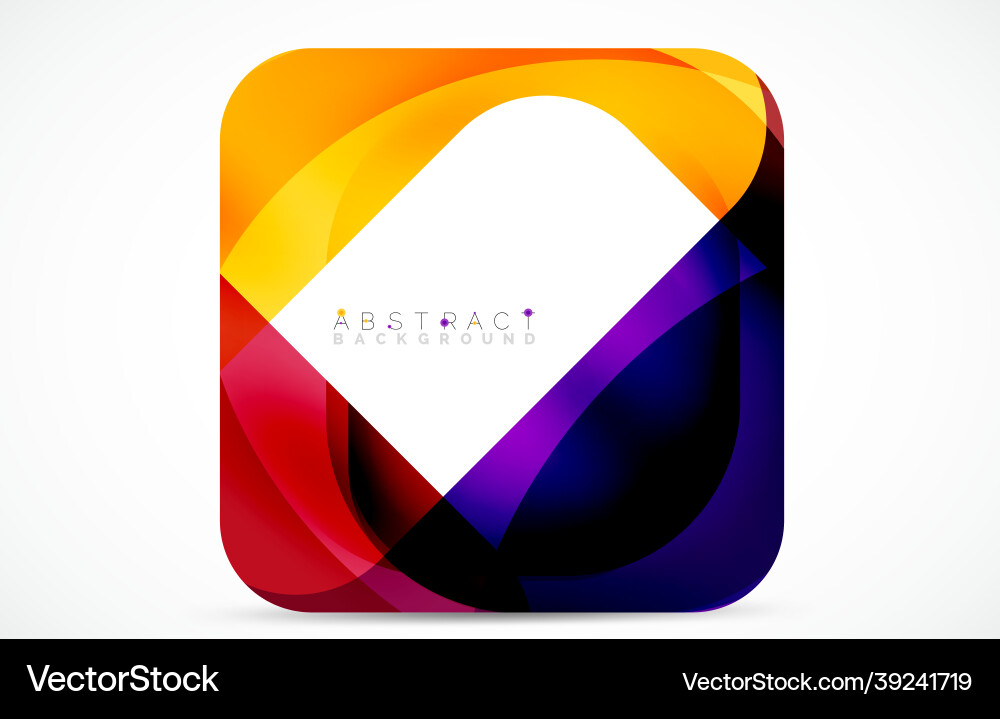 Abstract Design Square Type Minimal background abstract square shape Vector Image