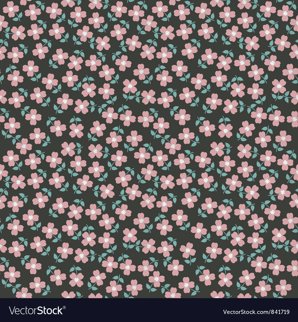Pink flowers Royalty Free Vector Image - VectorStock