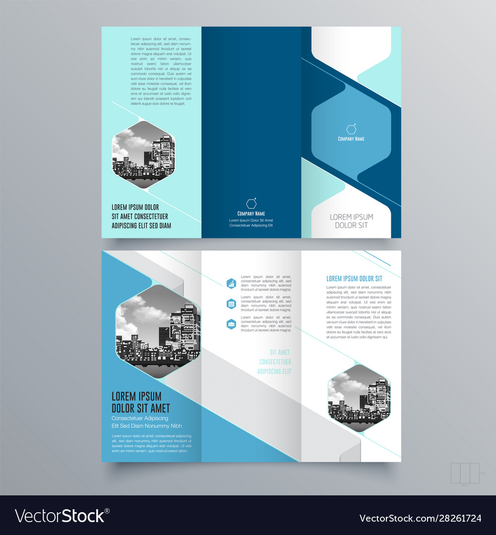 Brochure design 1378 Royalty Free Vector Image