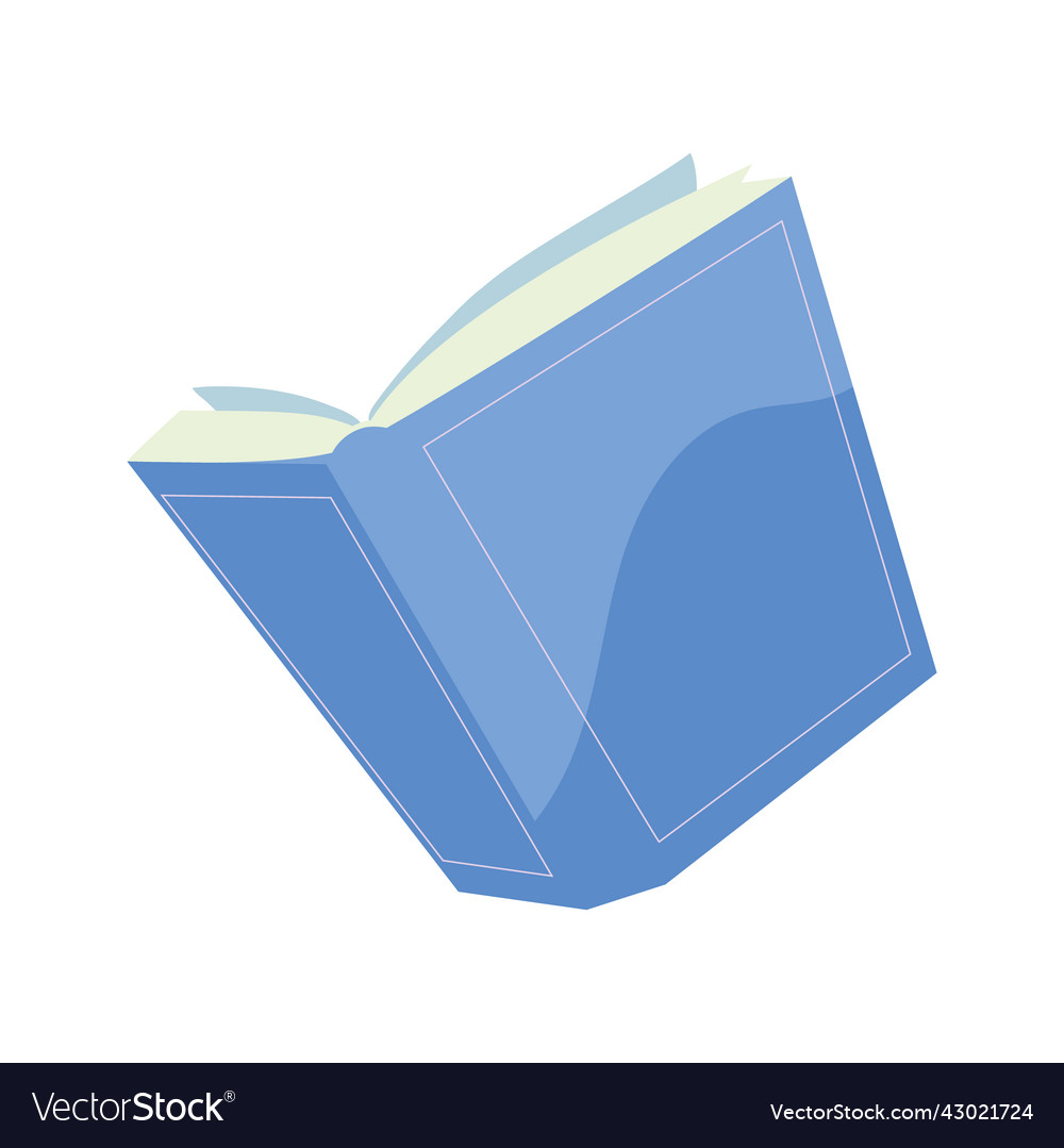 Open book and literacy Royalty Free Vector Image