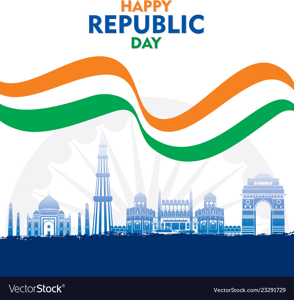 Happy independence day india poster design Vector Image