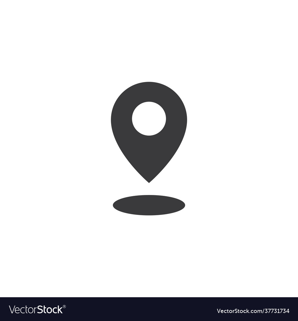 Location point sign and symbol Royalty Free Vector Image