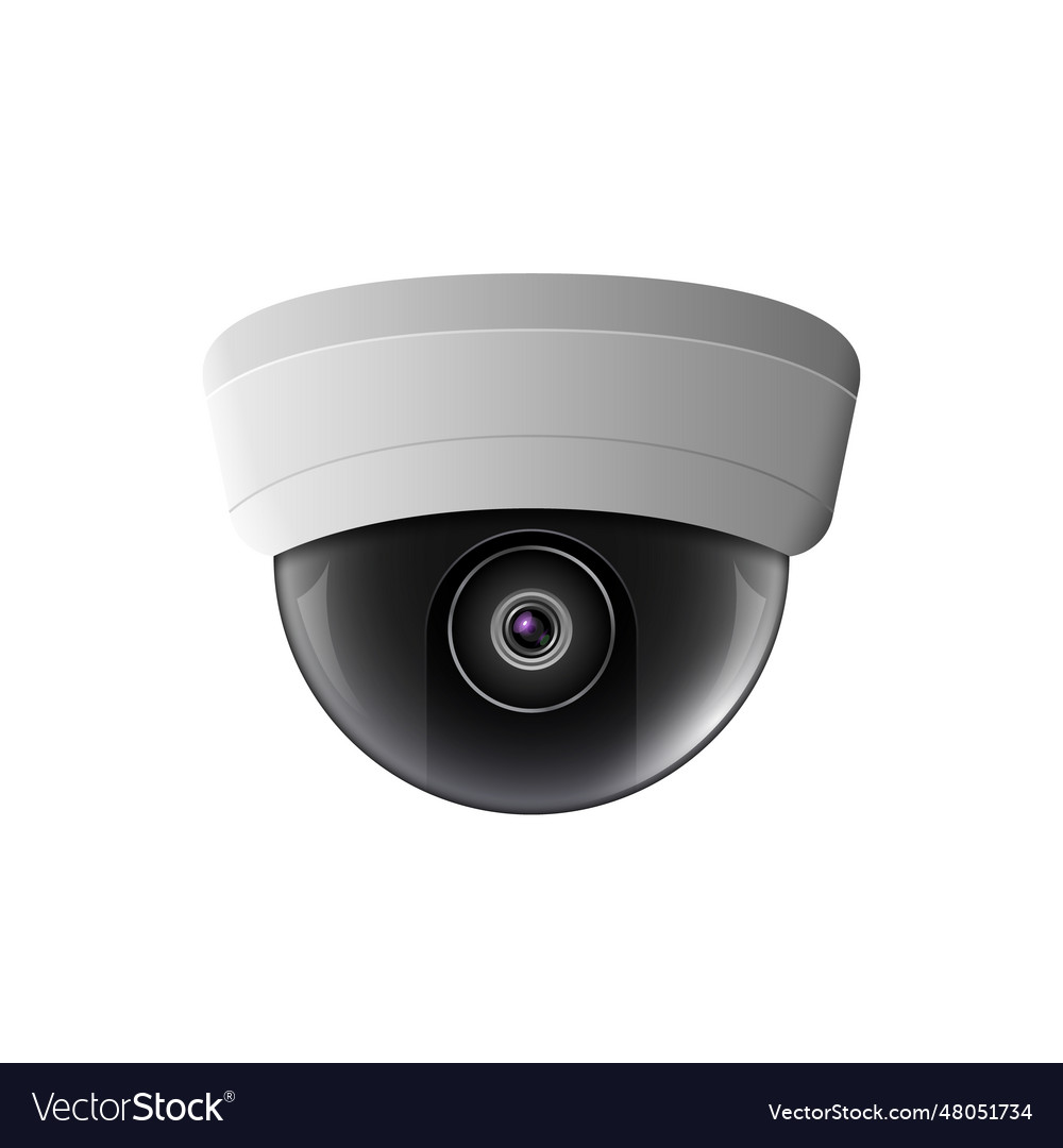 Security camera safety control equipment ceiling Vector Image