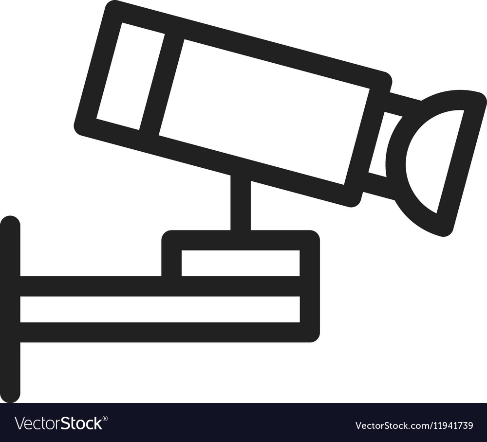 Cctv camera Royalty Free Vector Image - VectorStock