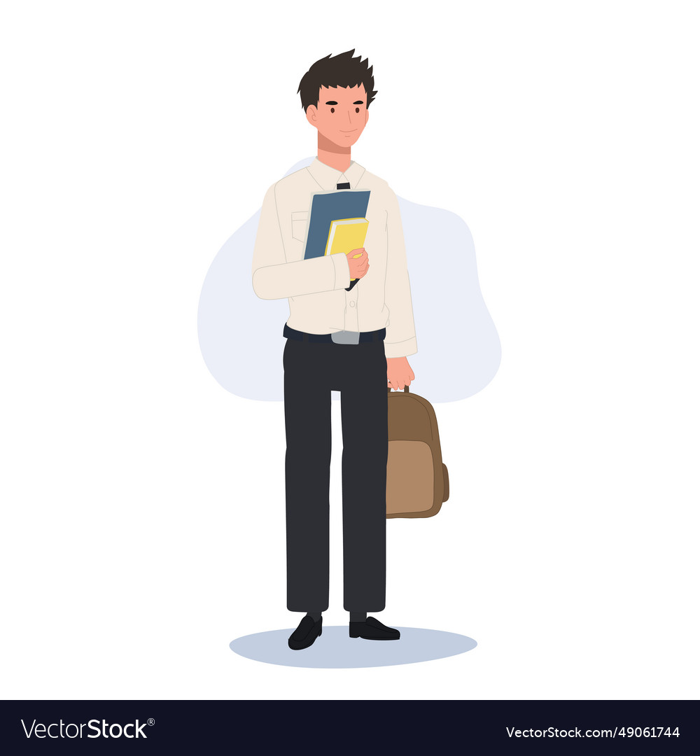 Academic lifestyle of thai college student Vector Image