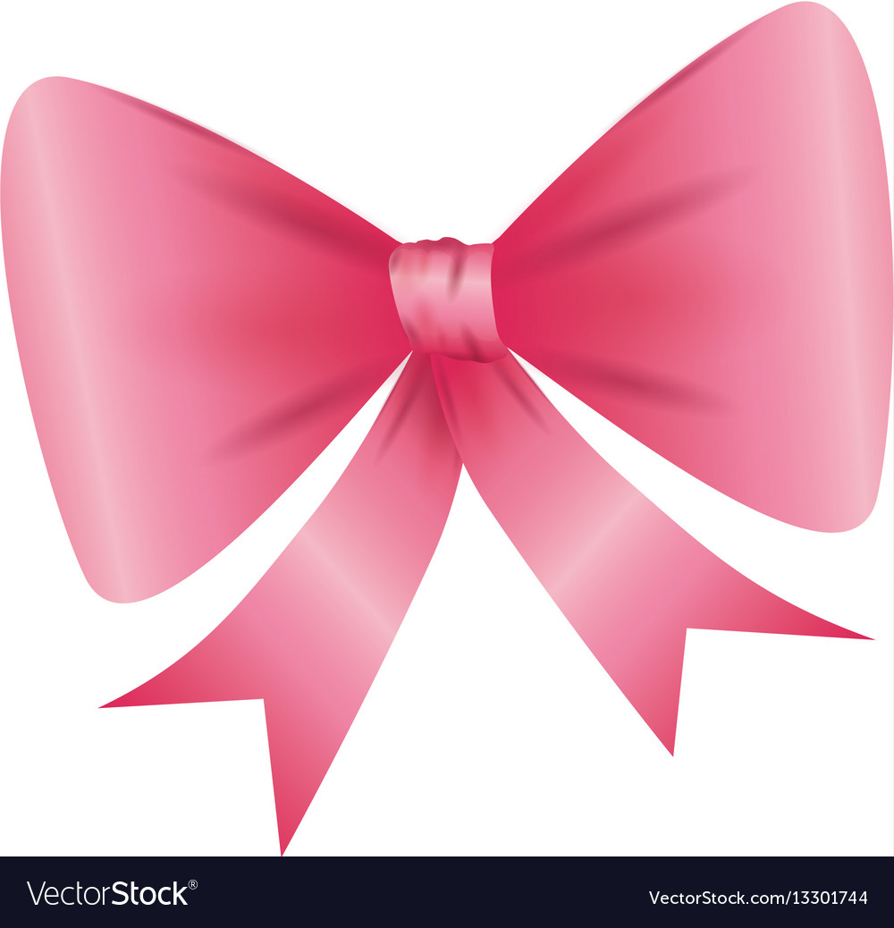 Decorative Bow Ribbon Royalty Free Vector Image