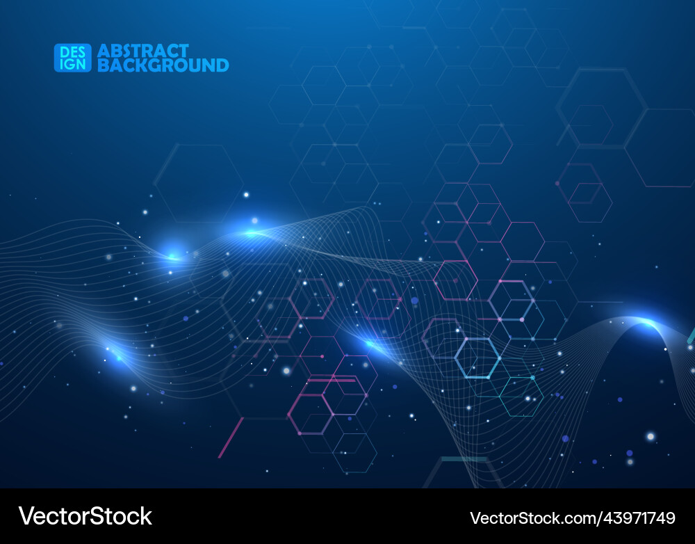 Glowing lines background Royalty Free Vector Image