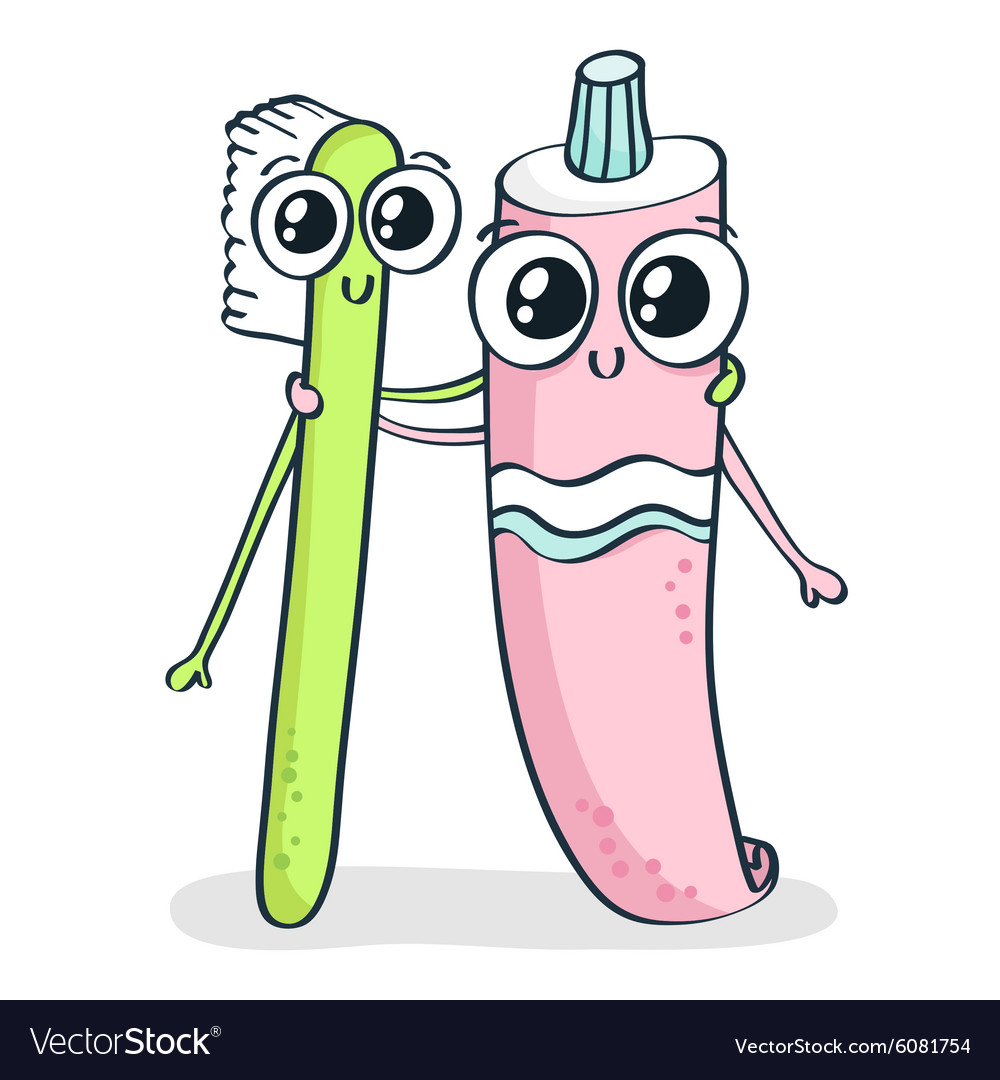 cartoon-toothbrush-and-toothpaste-isolated-vector-image