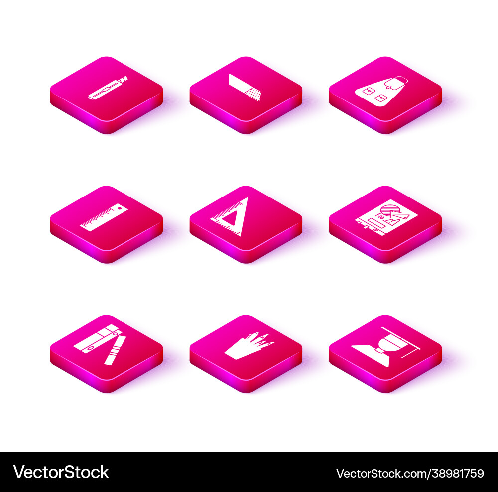 Set office folders with papers and documents Vector Image