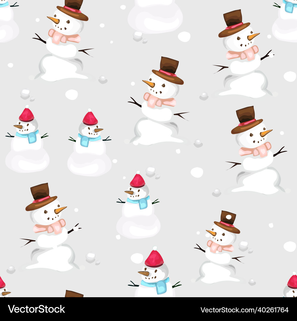 Christmas seamless pattern background Royalty Free Vector