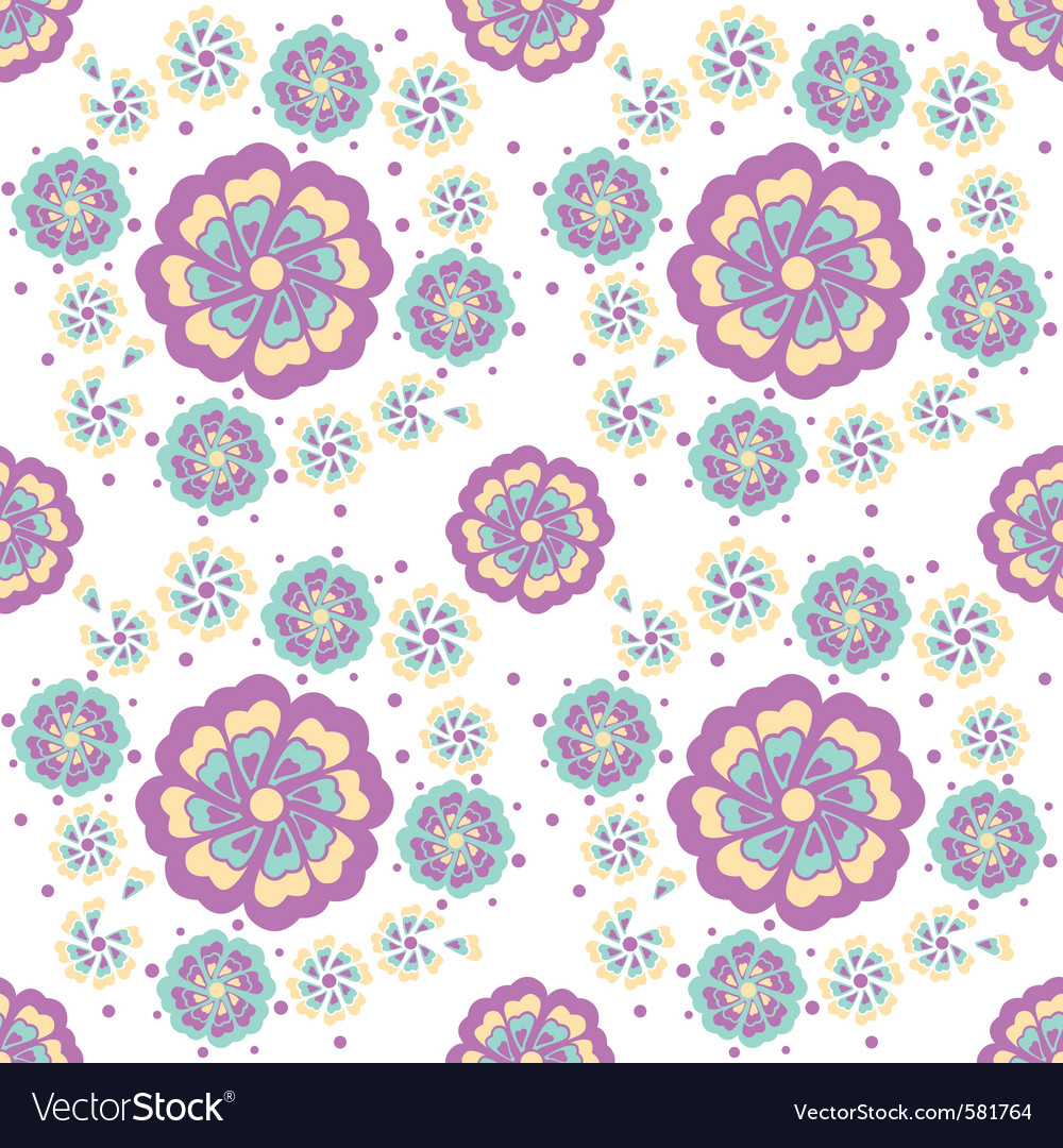 Floral pattern Royalty Free Vector Image - VectorStock