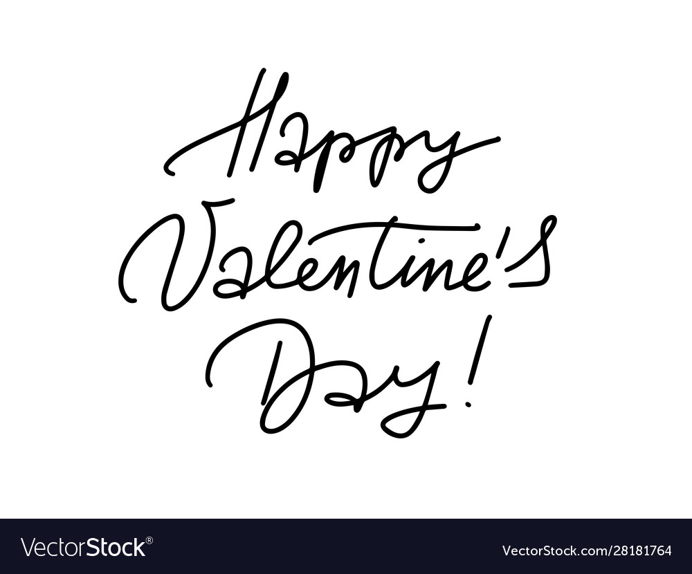 Happy valentine s day card Royalty Free Vector Image