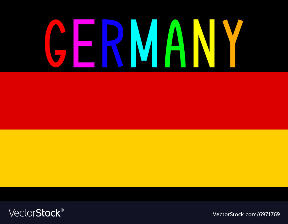 german-flag-and-word-germany-royalty-free-vector-image