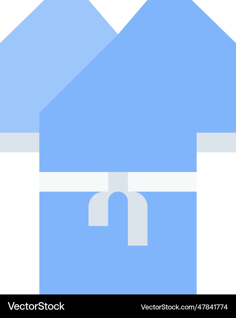 Bath robe icon image Royalty Free Vector Image