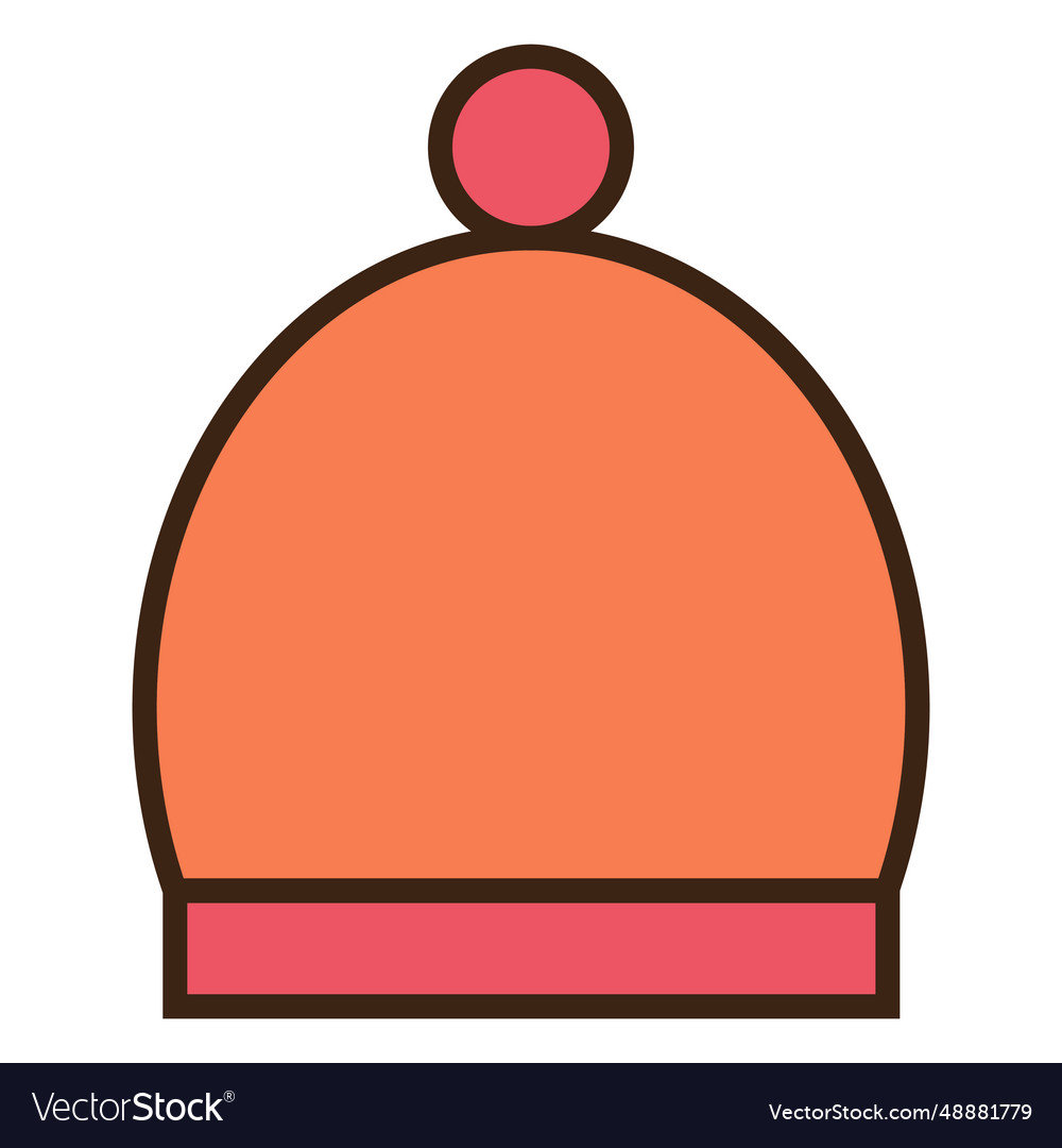 Hat Snow Royalty Free Vector Image - Vectorstock