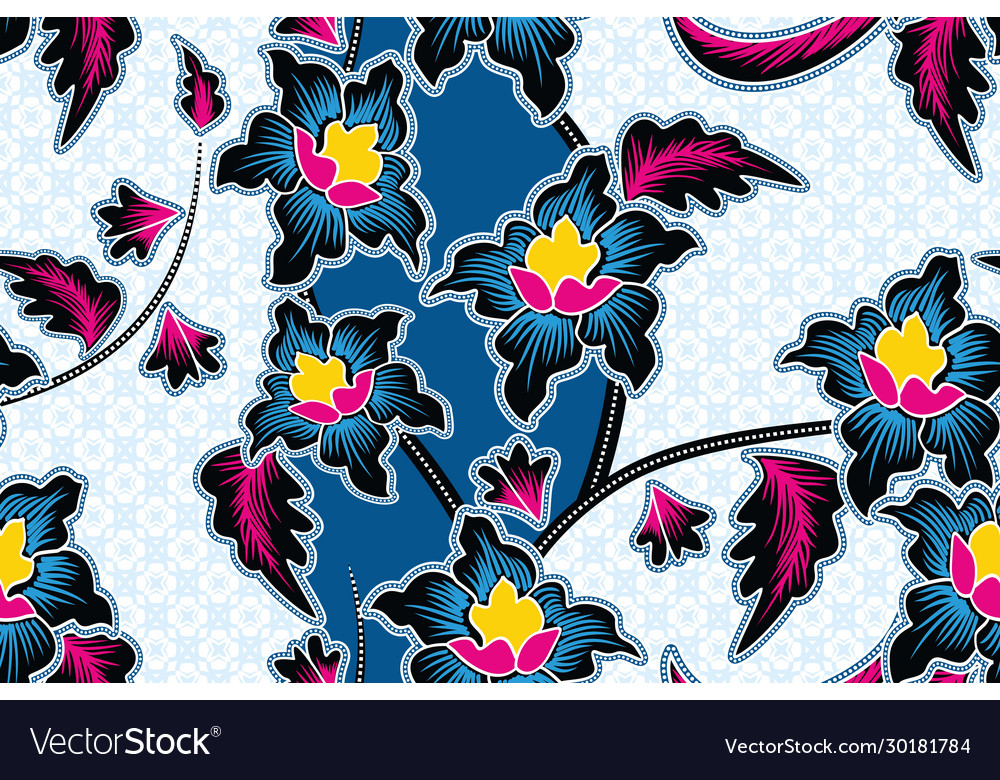 Seamless pattern with floral Royalty Free Vector Image