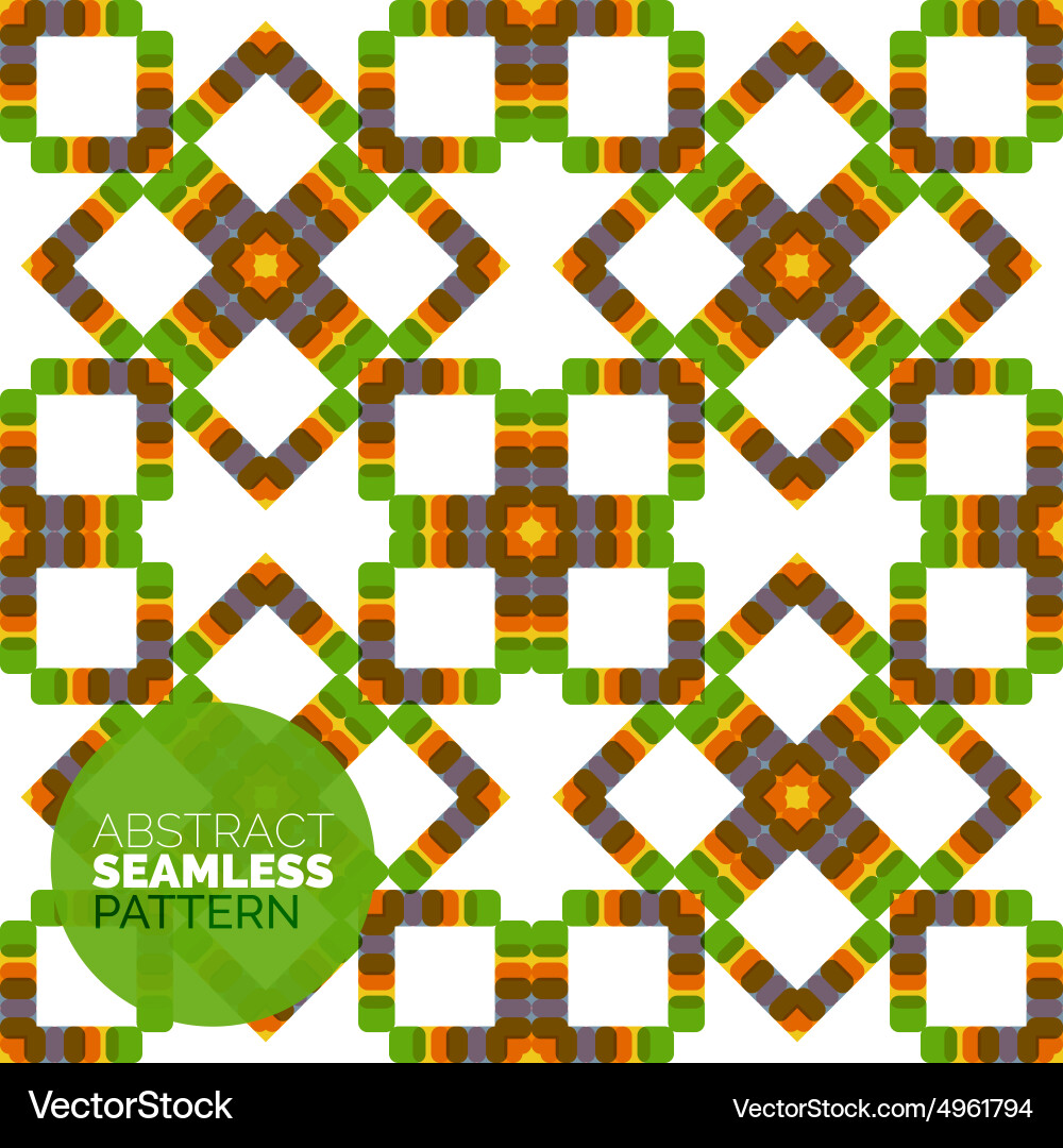 Colorful seamless geometric pattern modern Vector Image