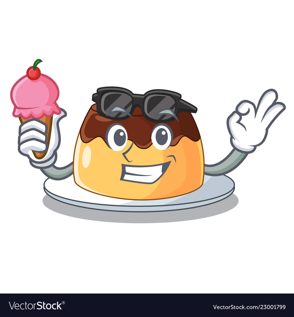 With ice cream chocolate mousse mint Royalty Free Vector With ice cream chocolate mousse mint Royalty Free Vector