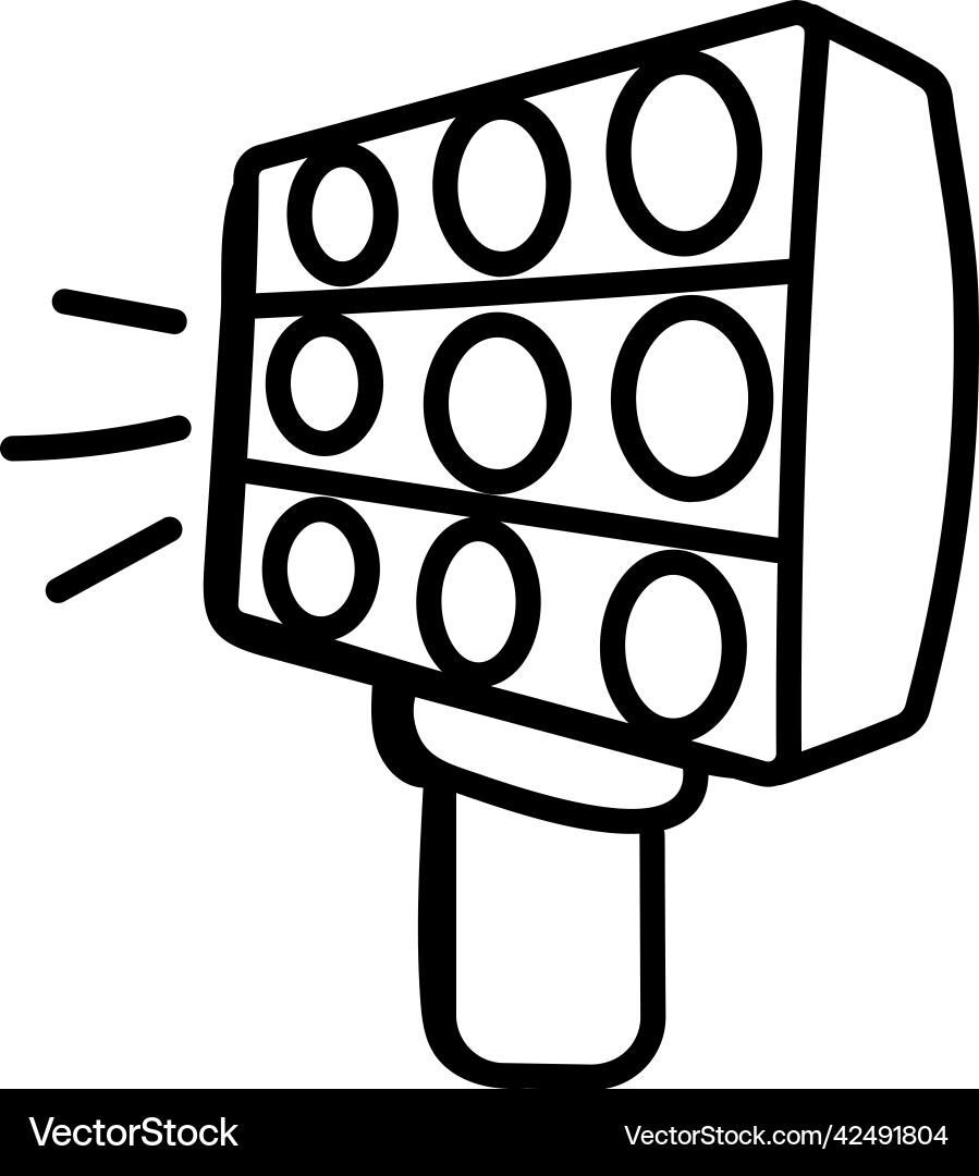 Floodlights Royalty Free Vector Image - VectorStock