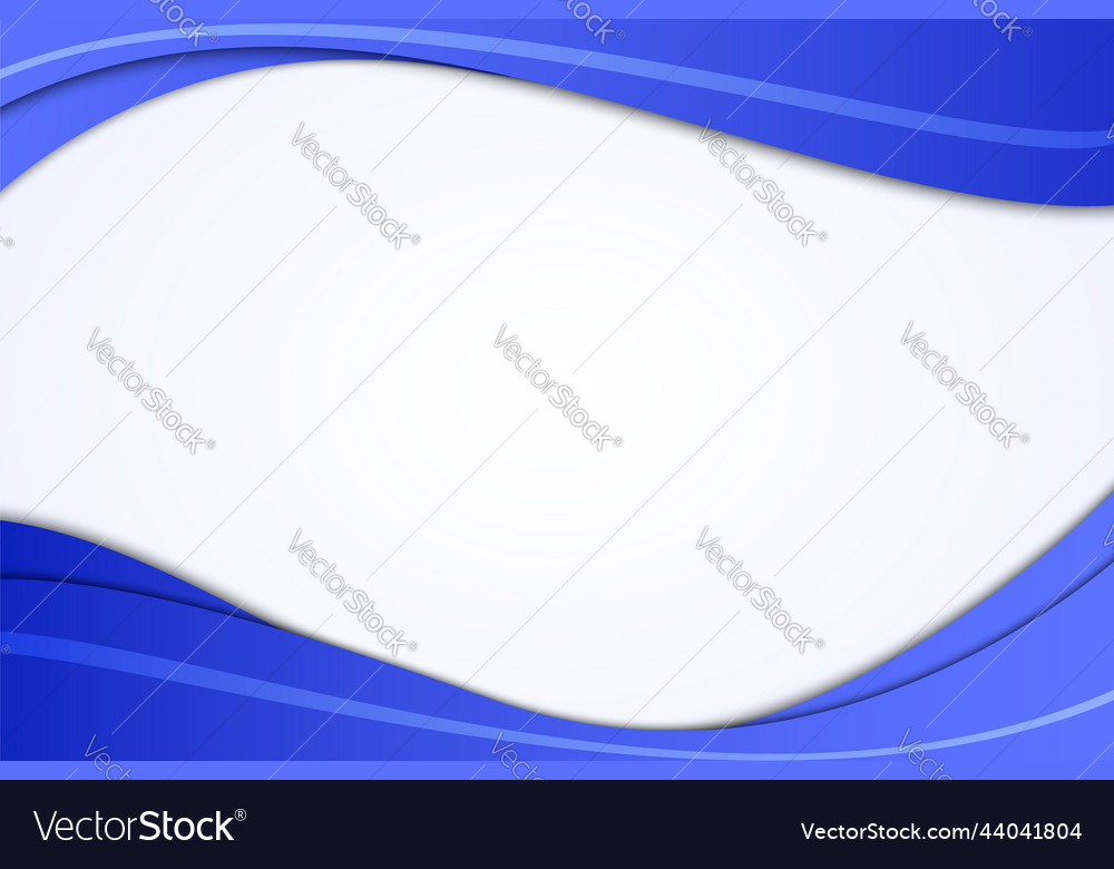 Modern curve frame design for business Royalty Free Vector