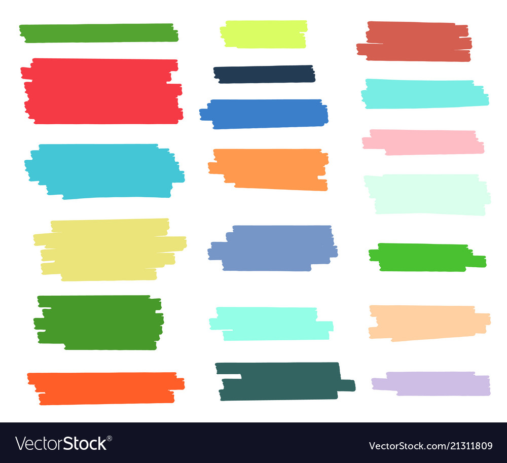 Creative stain strokes Royalty Free Vector Image