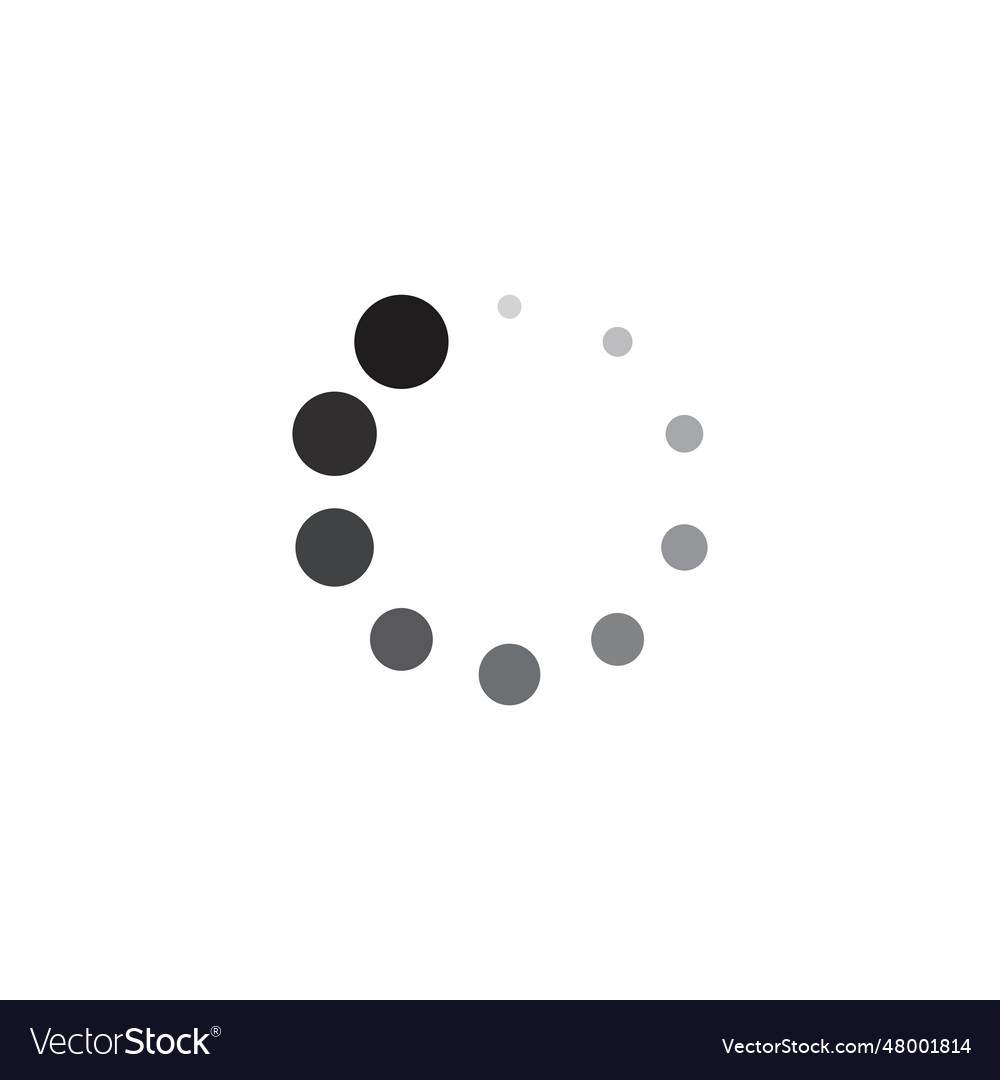 Buffering icon Royalty Free Vector Image - VectorStock