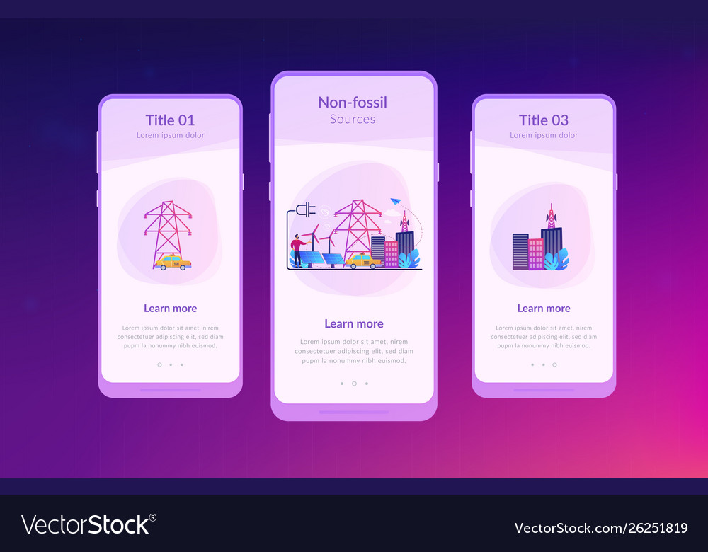 alternative-fuel-app-interface-template-royalty-free-vector