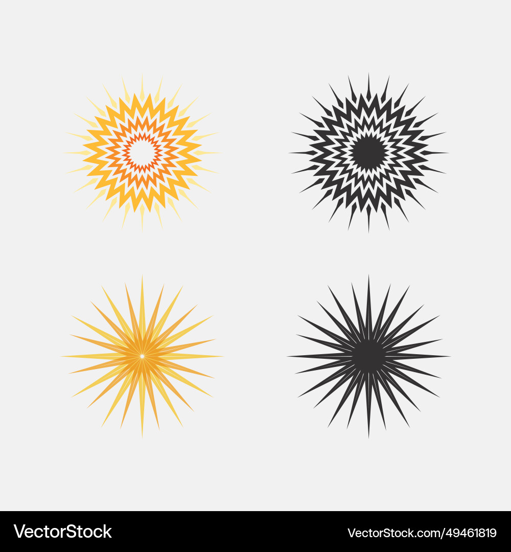 Sun icon Royalty Free Vector Image - VectorStock