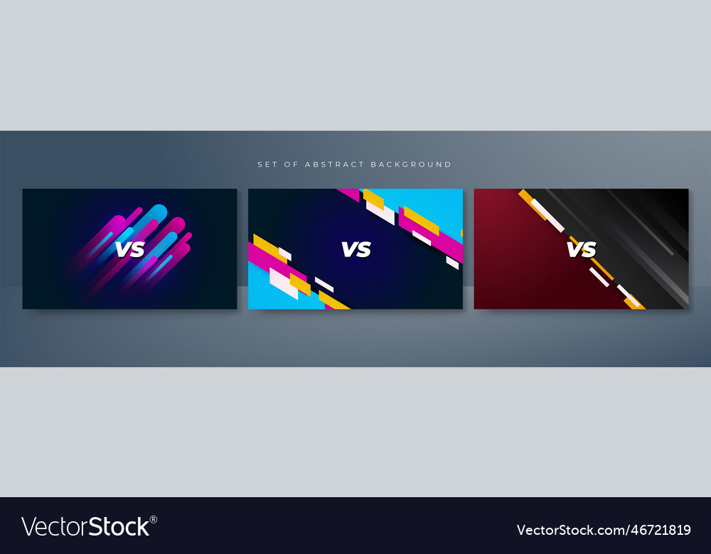 Versus vs background Royalty Free Vector Image
