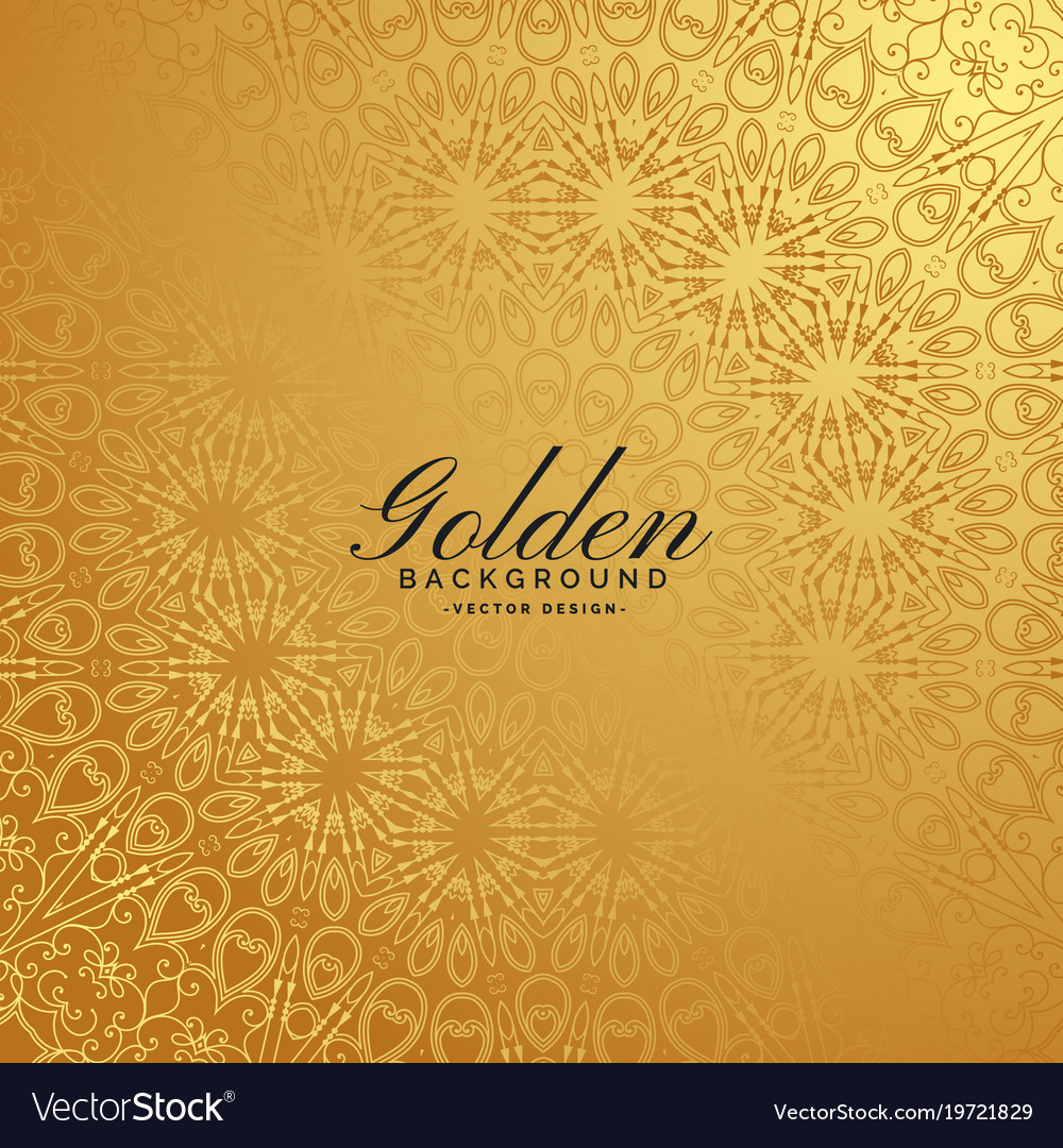 gold vector pattern