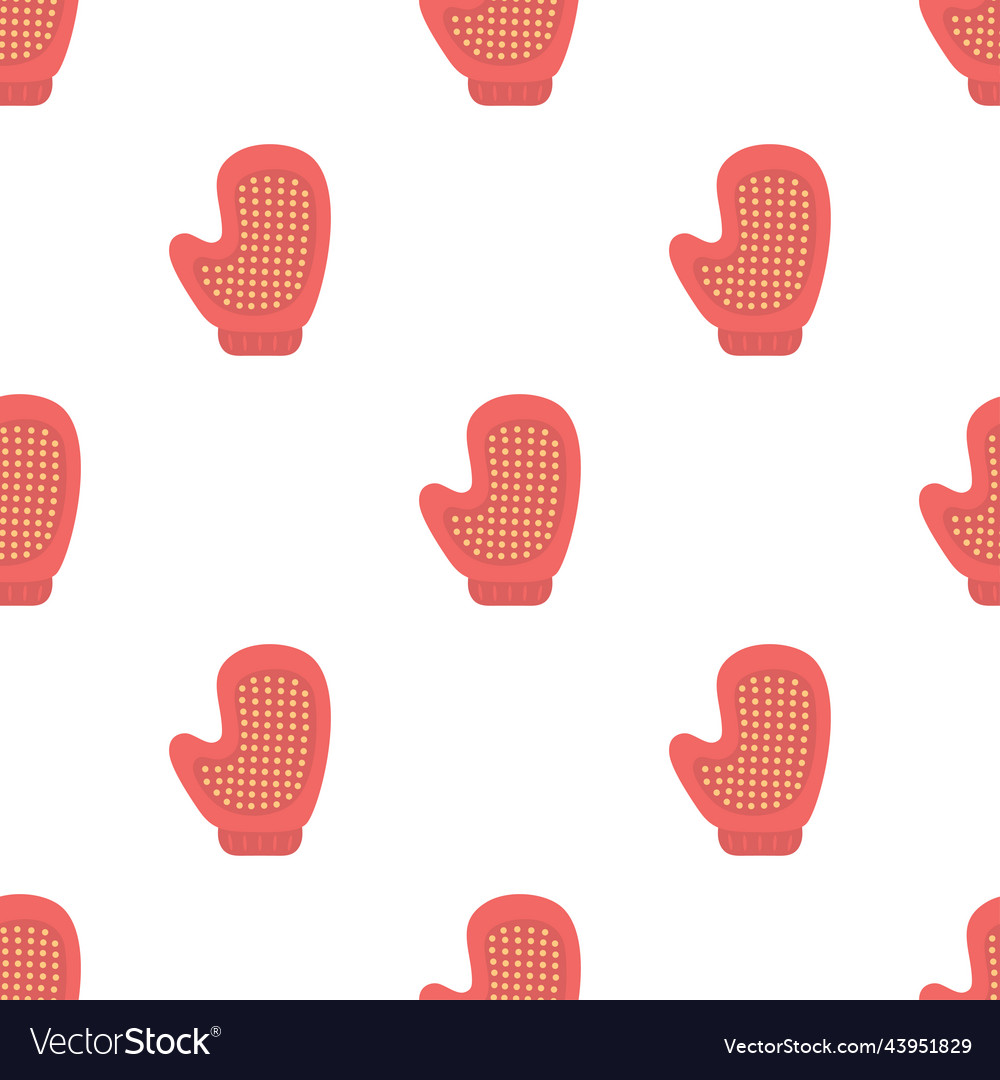 Seamless pattern of animals grooming accessory