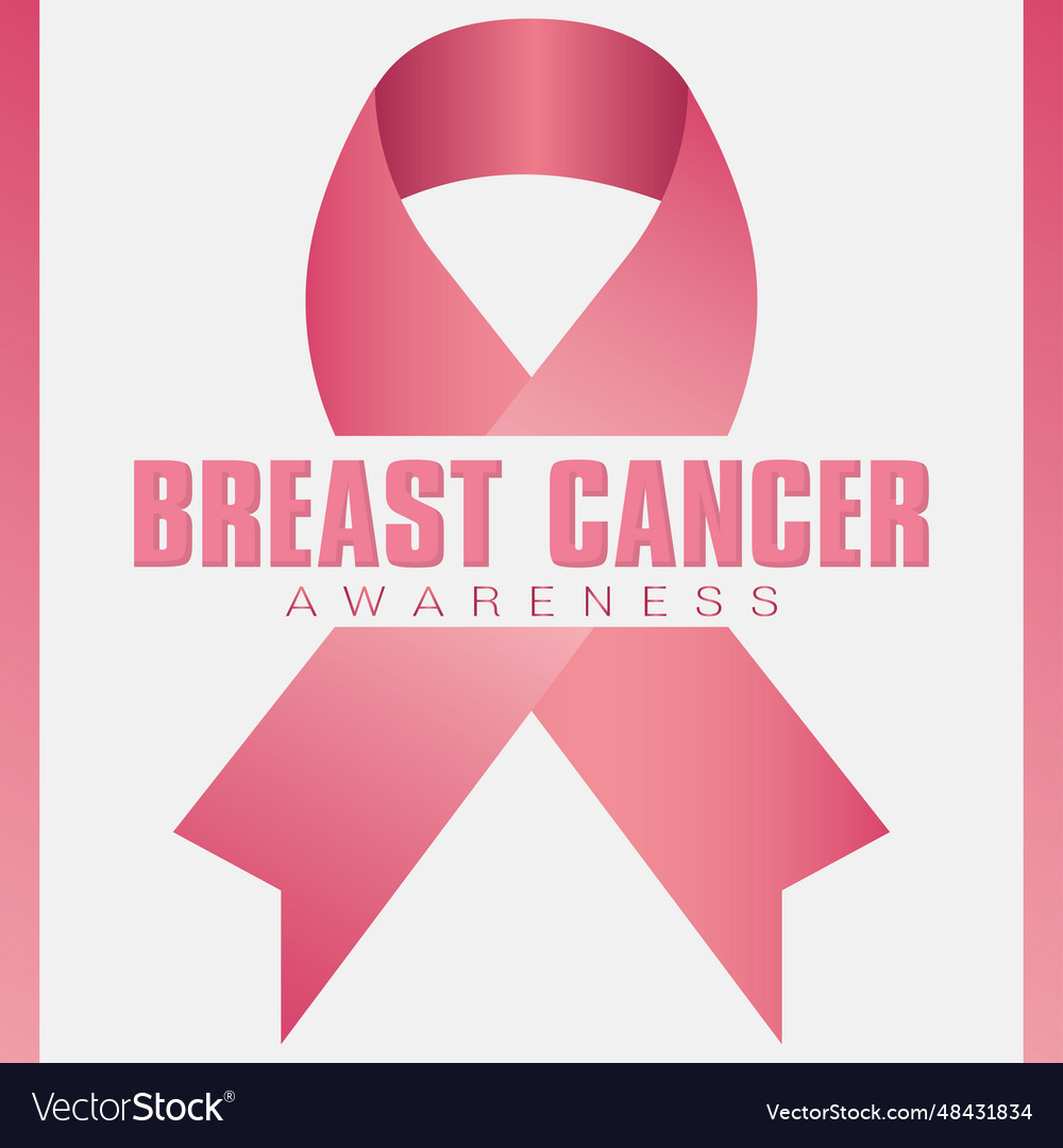 Colored breast cancer awareness campaign Vector Image