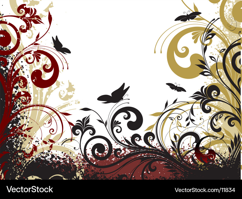 Flowers background Royalty Free Vector Image - VectorStock