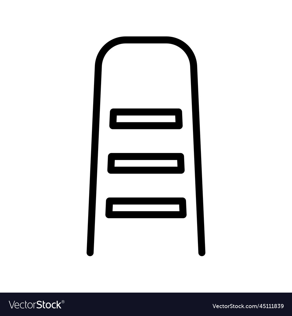 Climbing ladder icon Royalty Free Vector Image