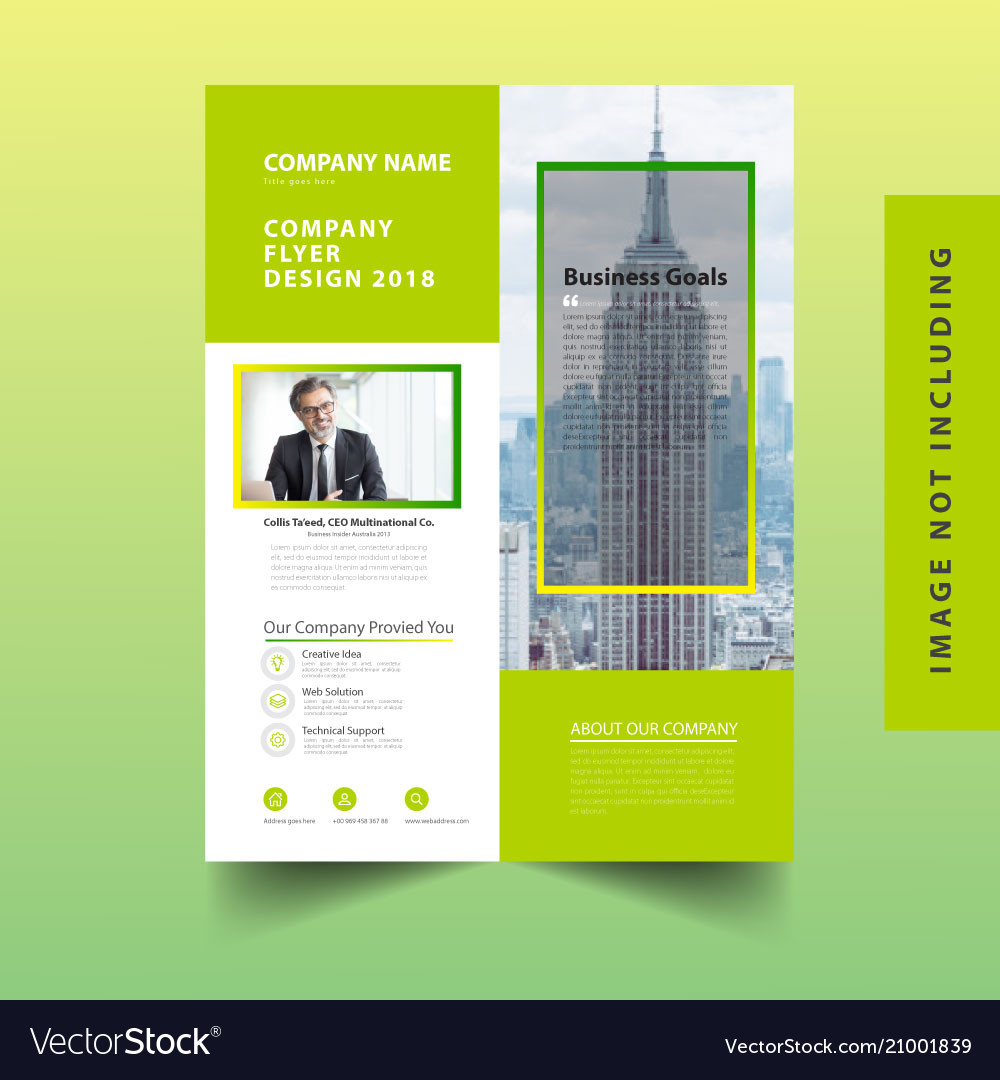 modern business flyer template flyer idea