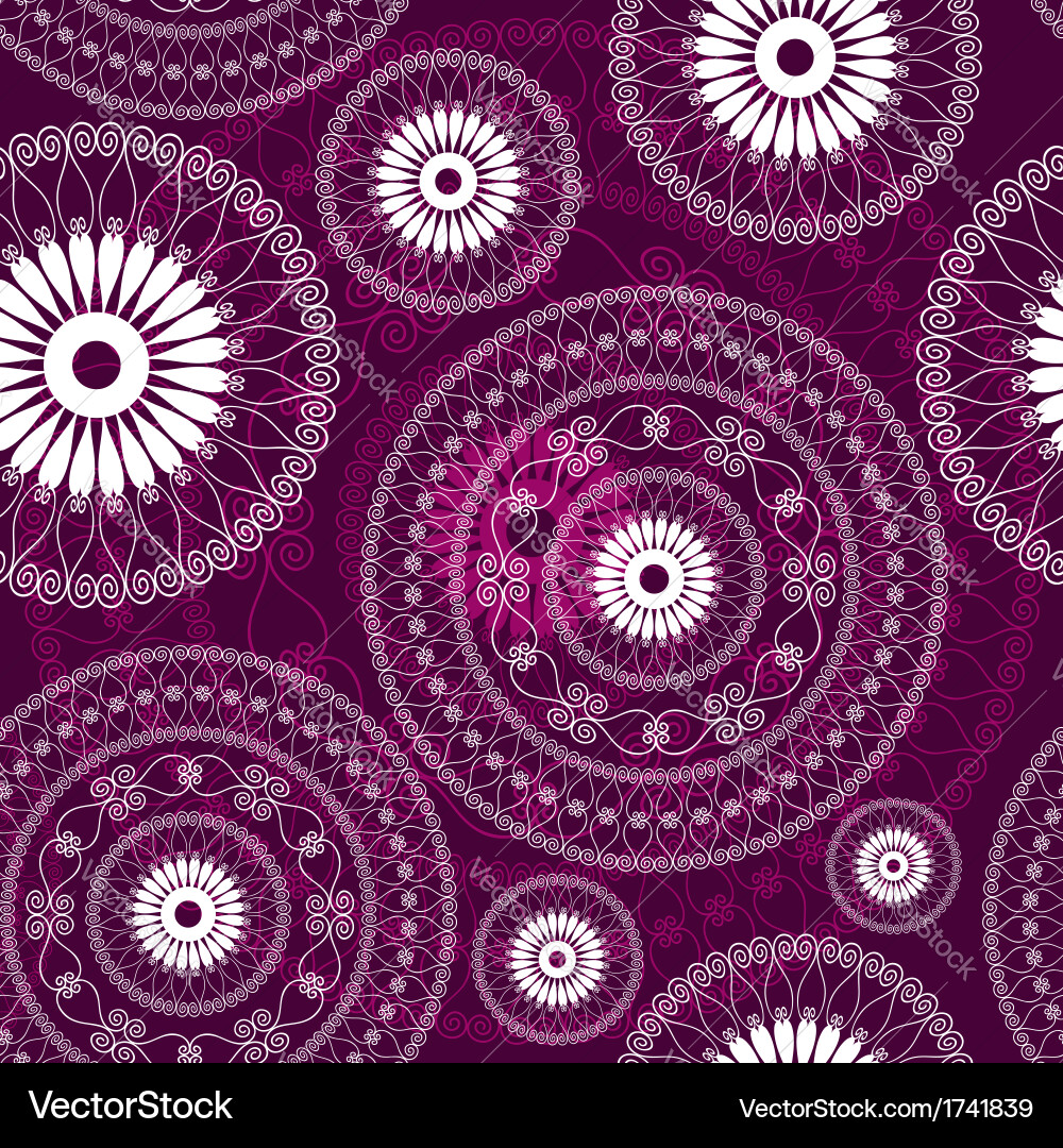 Purple seamless pattern Royalty Free Vector Image