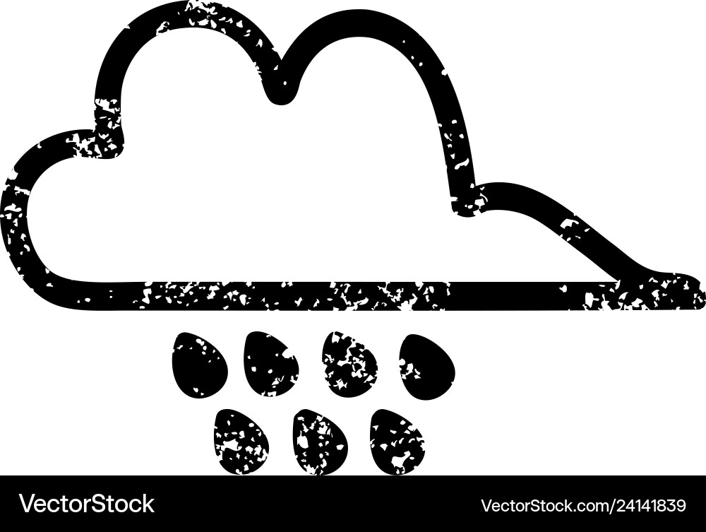 Rain cloud icon Royalty Free Vector Image - VectorStock