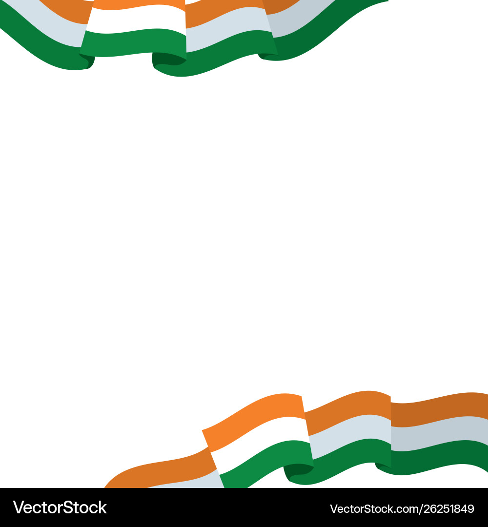 Pattern flag indian isolated icon Royalty Free Vector Image