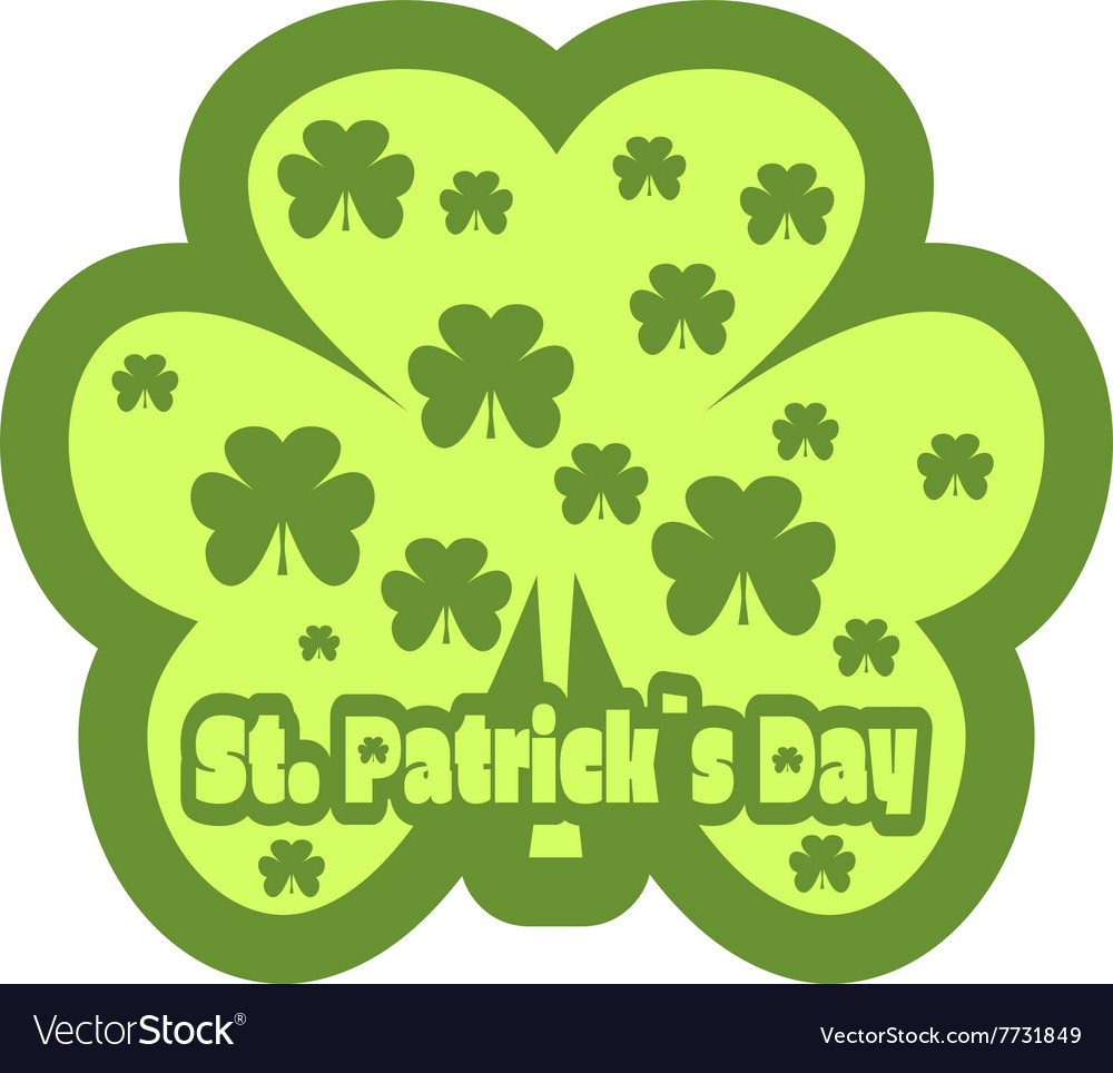 St Patricks Day Greeting Royalty Free Vector Image